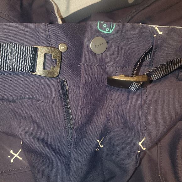 Nike Flex Charm Novelty Golf Print Dri-Fit Slim Shorts Blue 34 Belted CQ4877-451 - Picture 3 of 12